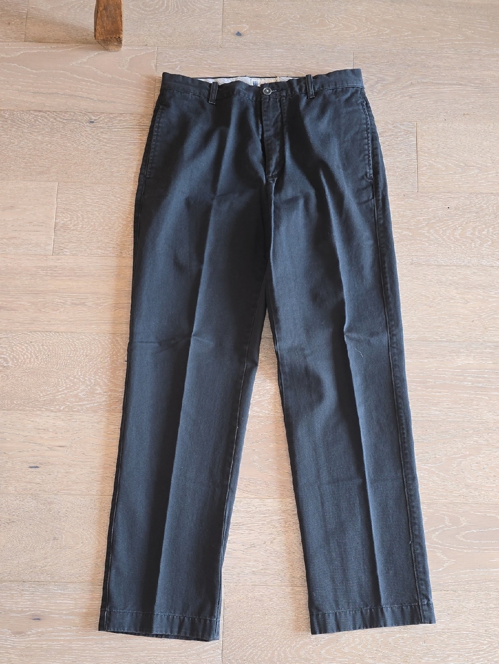 J. Crew Chinos Flat Front Black 32x32